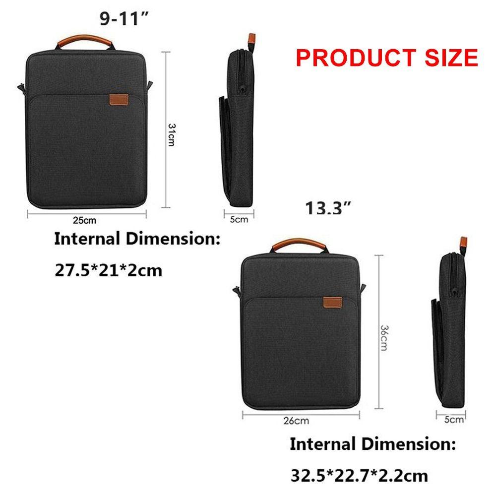 Universal Shoulder Bag 9/11/13.3 inch Laptop Carrying Case  for Surface Go/Galaxy Tab
