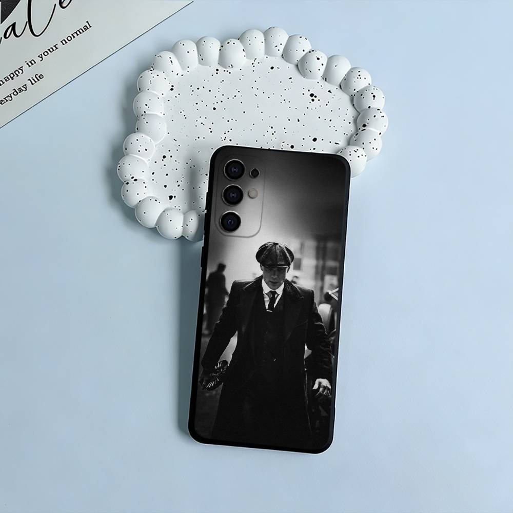 P-Peaky-B- Blinders-movie Black Soft Silicone Phone Case for Samsung S25, S24, S21, S22, S23, S30, Ultra, S20, Plus, FE, Lite