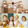 STARLIBOO Removable Colored Labels Stickers, 3X5 Inch Removable Large Label Stickers for Moving Boxes and Storage B- Waterproof- Tear Resistant