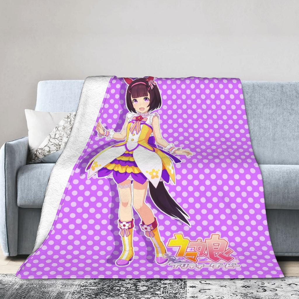 Nakayama Festa UmaMusume Pretty Derby Blankets Quality Soft Warm Throw Blanket Winter Girls Boys Home Decor Print Bedspread