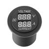 Digital LED Voltmeter Ammeter Round Gauge Current Meter for Motorcycle Car Boat