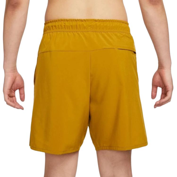 New Nike Dri FIT Unlimited Casual Shorts Men's Yellow DV9341-716