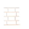1/12 Miniature Dollhouse Bookshelf White Shelf Rack 1:12 Scale Doll House Furniture Bookcase Living Room Scene Decor Diy Craft