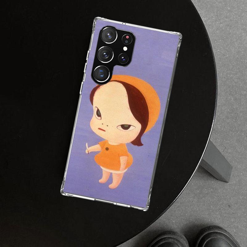 Y-Yoshitomo Nara Phone Case Cover for Samsung Galaxy S26 S25 Edge S24 S23 Ultra S22 Plus S21 FE S20 + Art Customized Fundas Gala