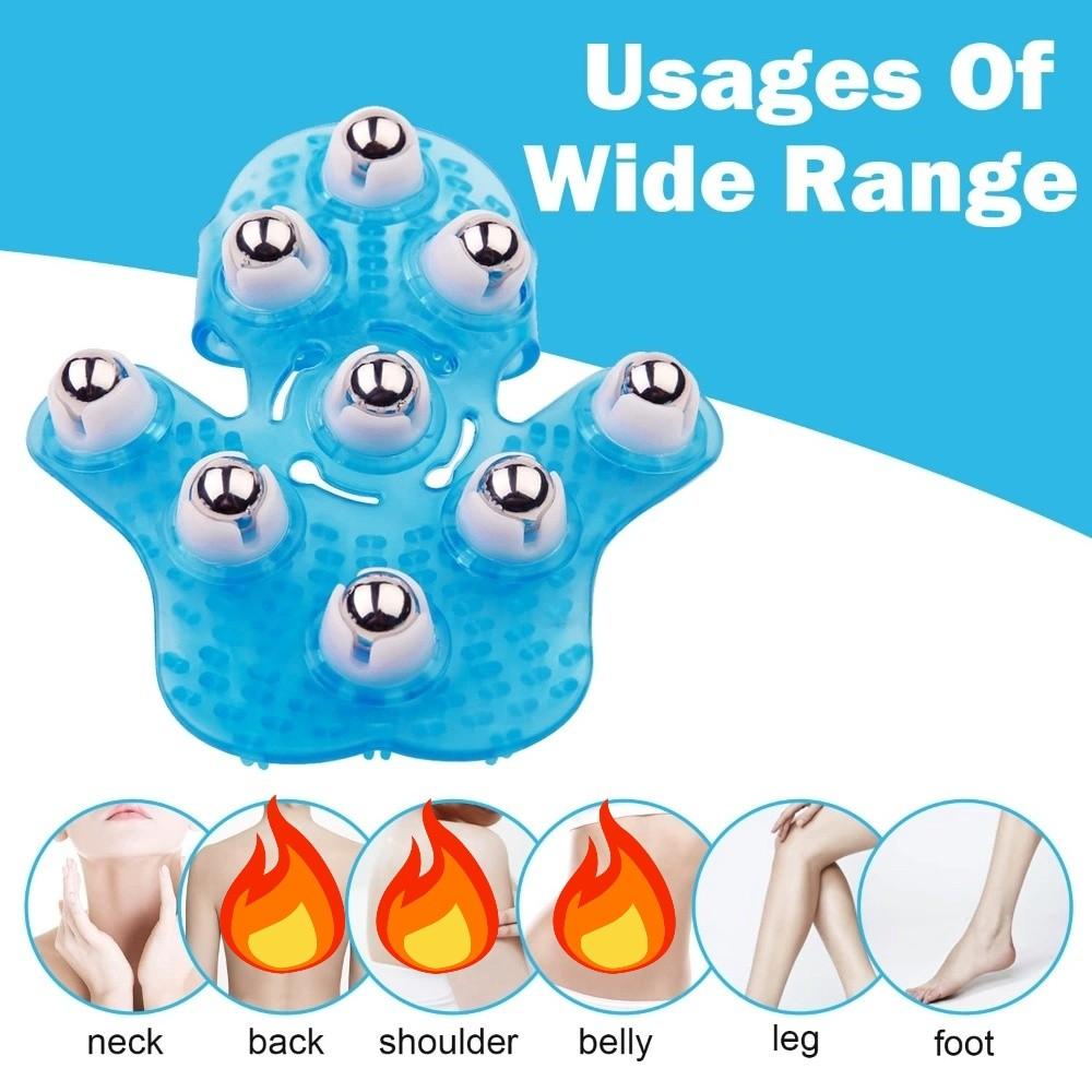 360-degree Body Massager Palm Shaped Massage Brush Portable Massage Glove  For Beauty Body Care