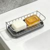 W-shaped Stainless Steel Soap Dish Rack for Bathroom