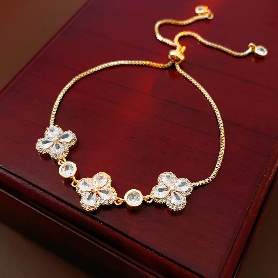 Zirkonowa Gwiazda Dwupoziomowa Wszechstronna Retro Bransoletka