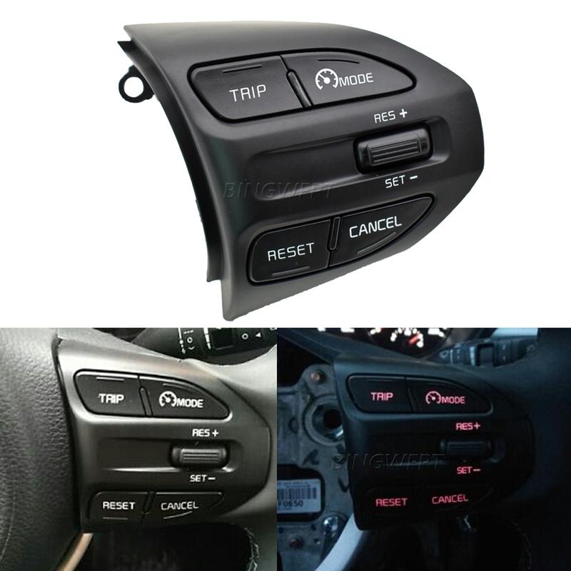 Multi Functional Steering Wheel Switch Cruise Control Buttons With Backlight For KIA Rio 2018- For Rio X-line 2017 2018
