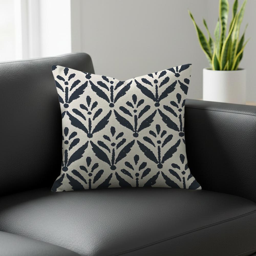 P-Printed Pattern Cushion Cover Natural Linen Pillowcase Set, All-In-One Decor For Sofa, Bedroom & Chair