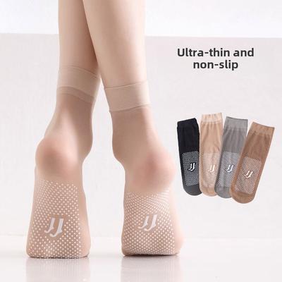 10/20 Pairs Women Summer Socks Silicon Snag-Resistant Non-Slip Grip Mesh Breathable Nylon Socks Ultra Thin Comfort Summer Socks