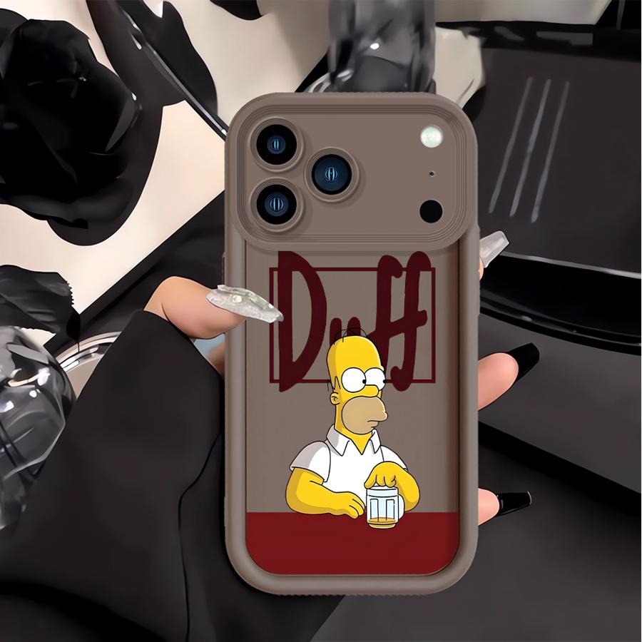 

Phone Cover Case for Apple iPhone 17 Pro Max Air XS 16e 11 14 Plus 12 15 16 XR 13 Mini The Simpsons Homer iPhone17 Pro Max