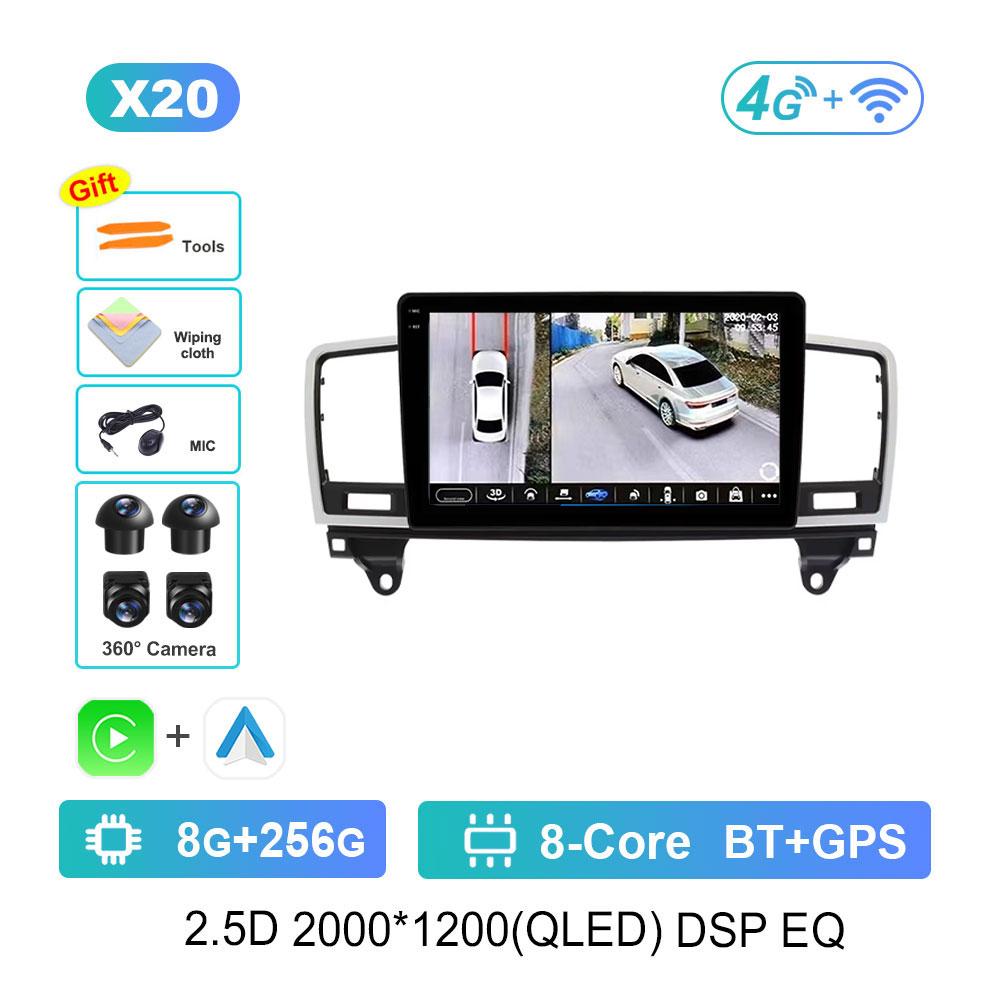 Android 14 Car Radio For Mercedes Benz M-Class M Class W166 ML 2011 - 2015 DSP Stereo HD Screen Multimedia Player Video GPS 4G
