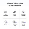 2 In 1 Hanging Fan with LED Lantern Remote Control Silent Ceiling Fan Universal Dimming Fan for Dining Room Bedroom Living Room