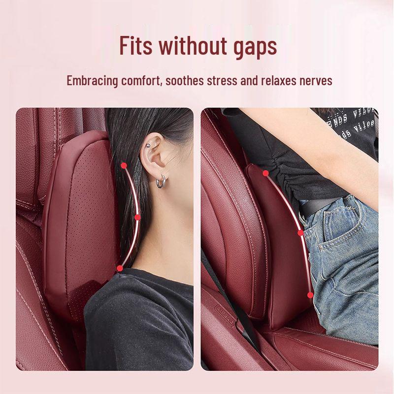 Suporte Lombar para Bancos de Carro Leapmotor T03/C11/C01/C16/C10 - Conforto de Alta Qualidade e Proteção da Cintura Encosto de Cabeça