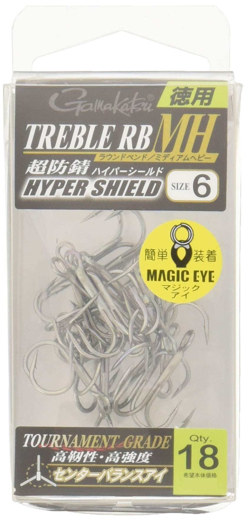 

Gamakatsu Treble Hook Rose Value Treble RB-MH (ГЭС) # 6