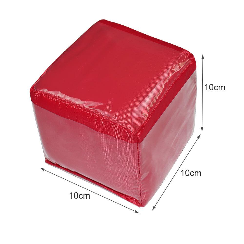 Soft Dice Toy with Insert Cards and Storage Bag