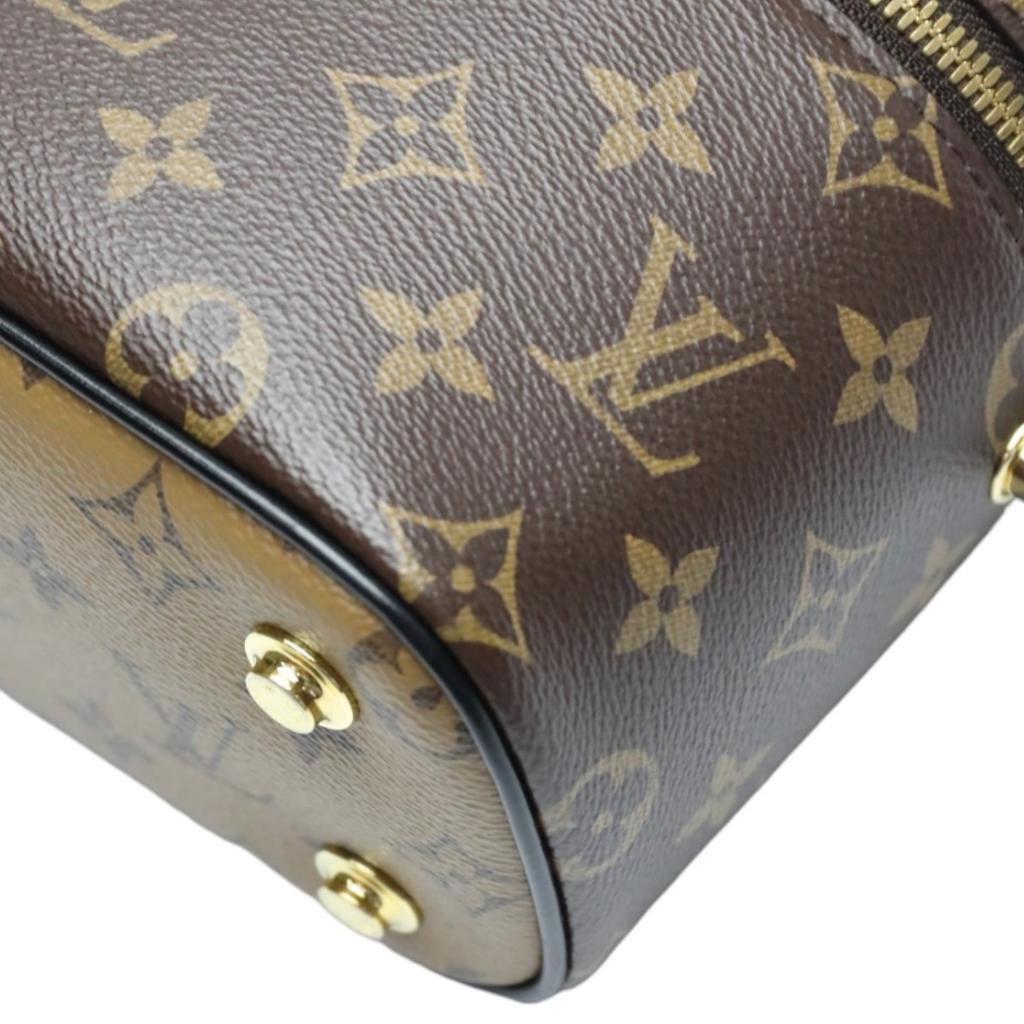 LOUIS VUITTON Monogram Vanity NV PM Shoulder Bag Monogram canvas Brown M45165 Used