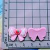10 Pcs New Cute Cartoon Strawberry Butterfly Junction Resin Scrapbook Diy Jewelry Wedding Hairpin Accessories Craft A68
