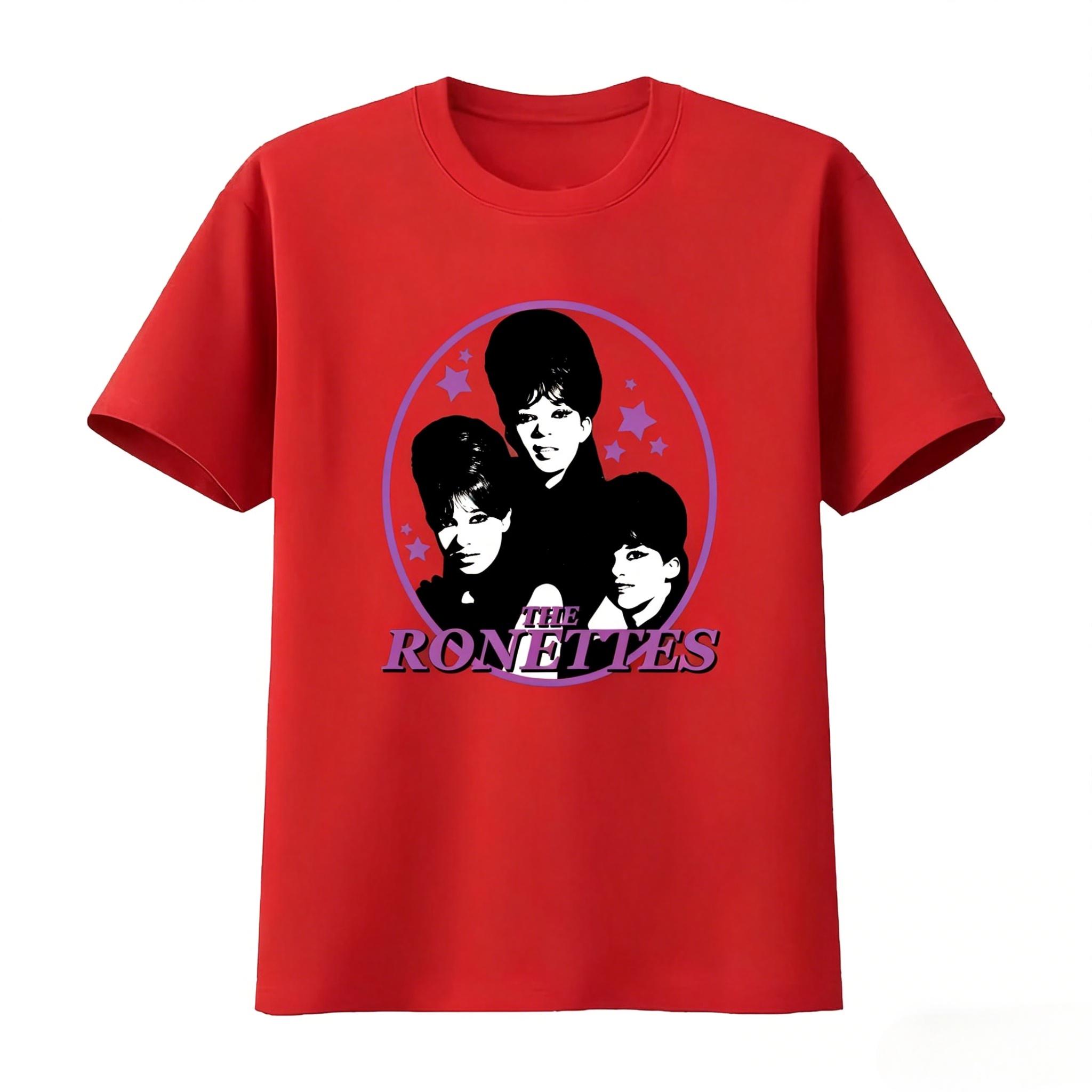

Retro Style Ronettes The Group Print Unisexs TShirt Clothes Fashion Graphic Unisexs Clothing Womens Clothing 2026 Summer T Shirt 4XL