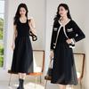 VICTORIA&VERA Little Fragrance Style Knit Jacket & Dress Set
