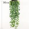 Artificial Plants Vines Wall Hanging Simulation Creeper Wall Hanging Indoor Green Plant Wall Decoration Fake Flower Rattan Plant