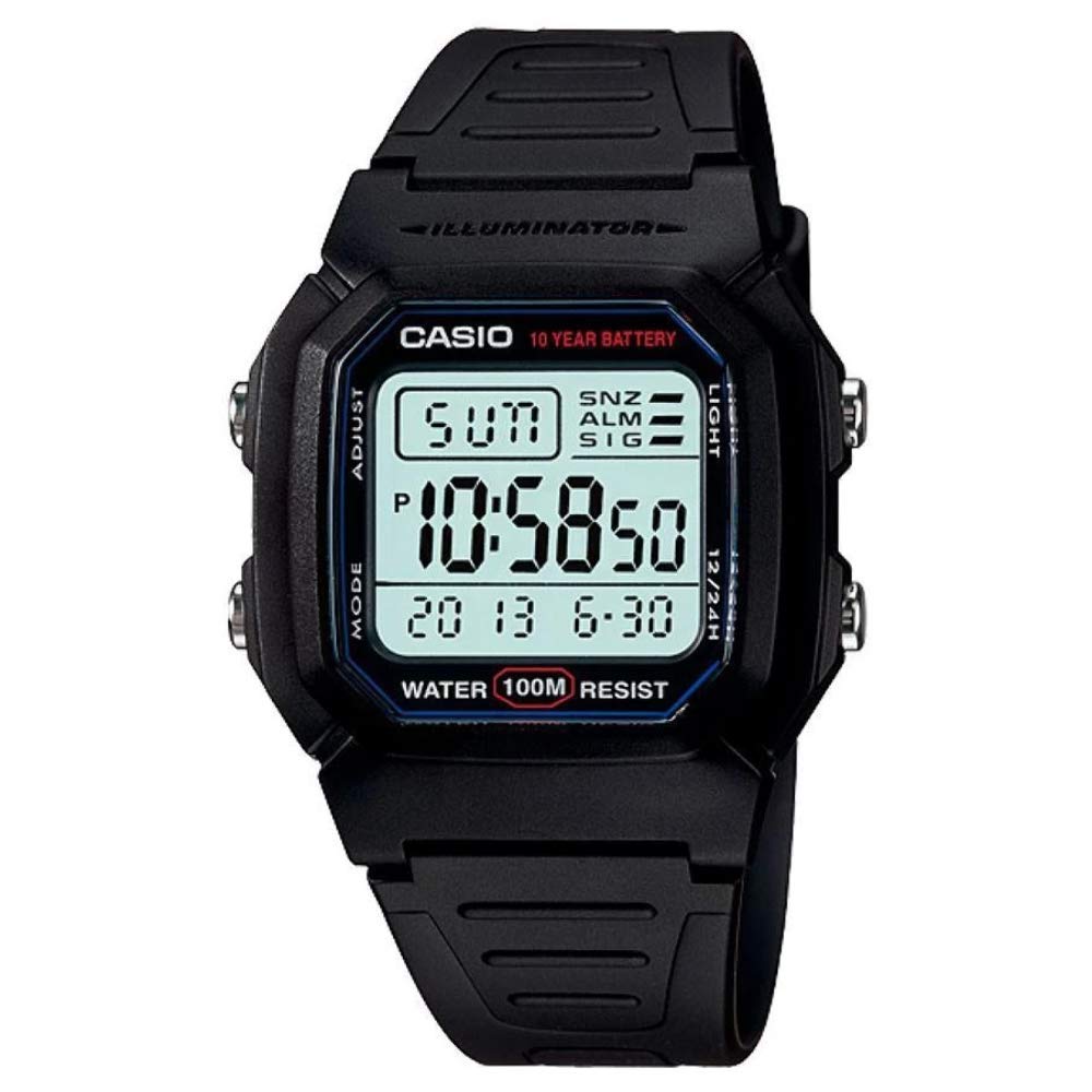 

CASIO Wristwatch W-800H-1A Men s Overseas Model [Imported]