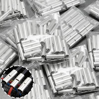 50/500x Uninsulated Terminal Iron Material Diameter 3mm 4mm 6mm Crimp Terminal Electrical Cable Connector Industrial Wiring
