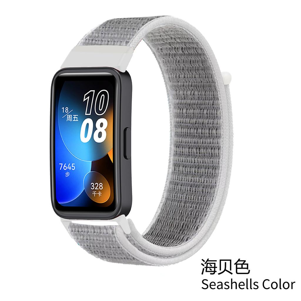 Nylon solo loop strap for Huawei Band 10 9 8 7 bracelet wristband replacement belt accessories Huawei band 10 breathable Correa