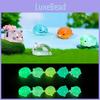Adorable Resin Miniature Luminous Figurines For Diy Micro Landscape Decoration