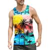 Tropical Palm Tree 3D Print Tank Top Men Women Tank