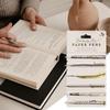 Paper Pen Bookmark Fabulously Flat Paper Pen Black Ink Bookmark Students Home School Novelty Stationery Tearable Pocket Pencil