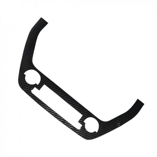 Carbon Fiber Look Console AC Button Cover Trim Sticker For Toyota Corolla 20-24