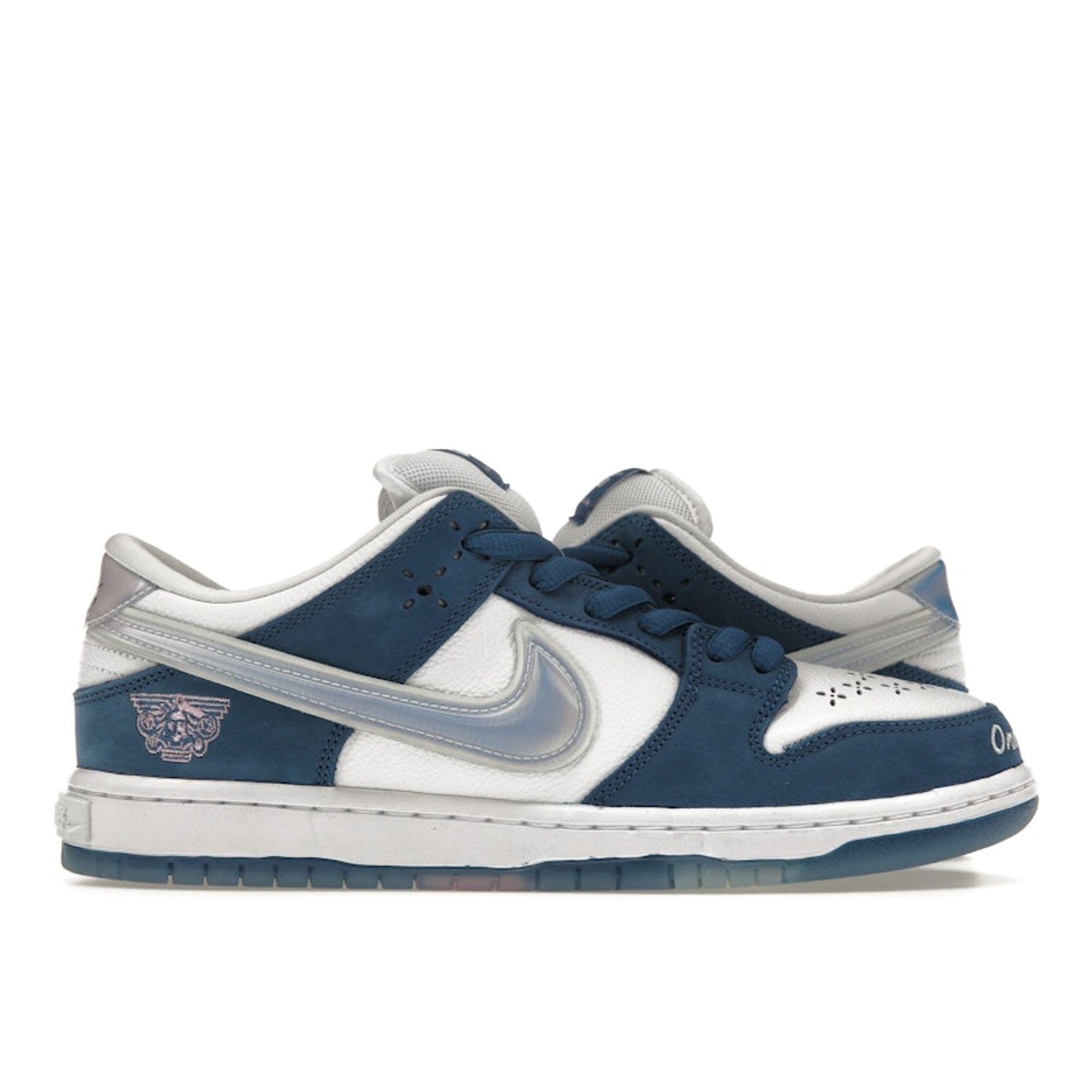 

Born x Raised x Nike Dunk Low SB One Block at a Time Унисекс Кроссовки Синий Глубокий Королевский Синий Белый FN7819-400 36