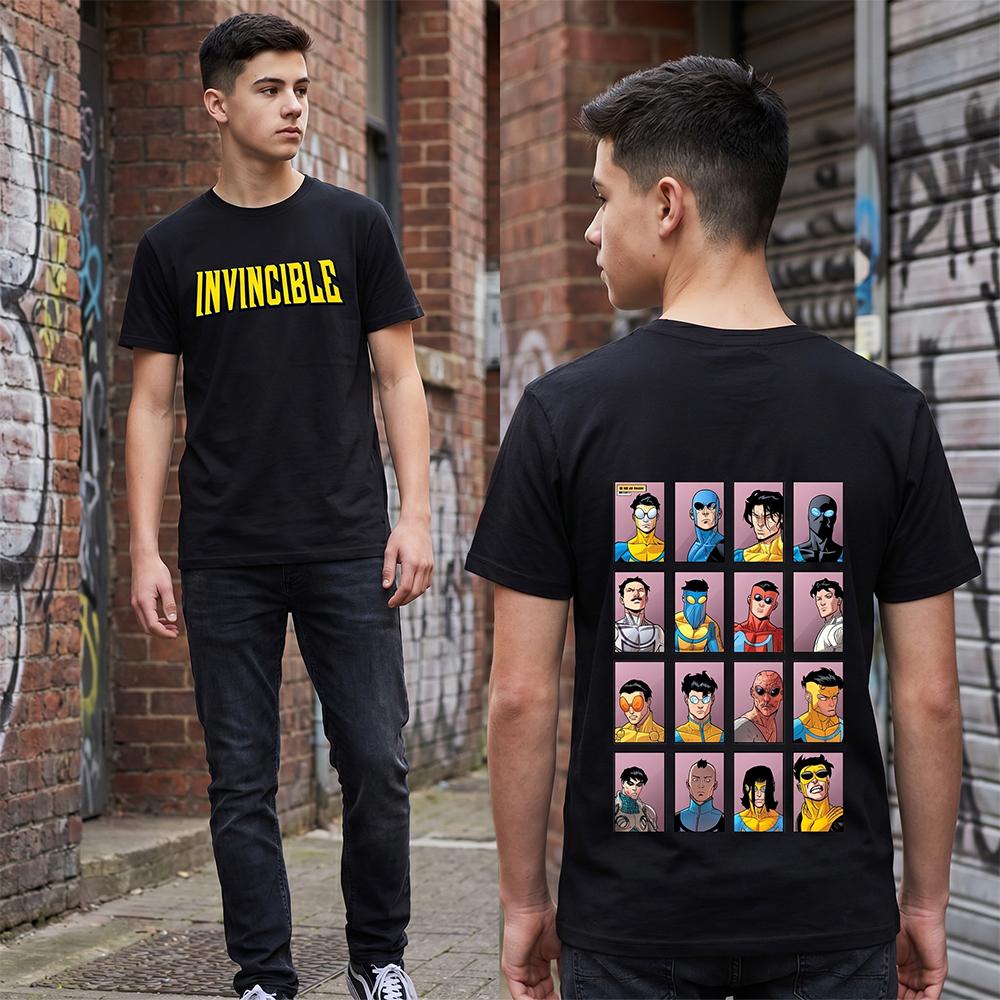New Anime Graphic 3D Print T-Shirt for Invincible Fans And Cosplay Tees Men's And Women's Summer Casual Fashion Crew Neck Top