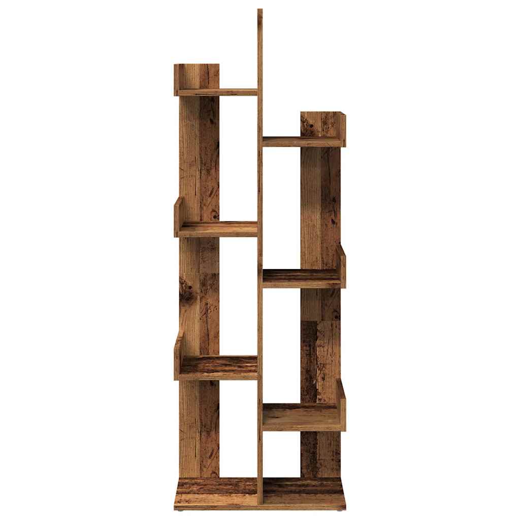 Bookshelf Vintage Wood Look 48 x 25.5 x 140 cm Particleboard