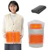 Electric Heated Vest with Large 9 Front and Back Heating Down Independent Front and Back 3 Temperature USB Ultra Fully Cold Weather Unisex for Men and