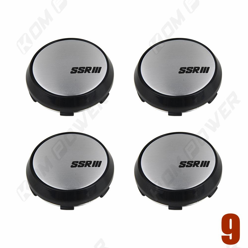 ASZ1 4PCS OD 68MM / ID 64MM Sport Wheel Center Cap XXR SSR ENKEI Racing Emblem Sticker Wheel Cover Cap Hubcaps Car Styling