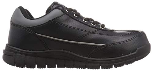 Fukuyama Rubber WA02 Men's Safety Shoes, Black, Size 24.5