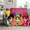 29 Style New Kawaii P-Powerpuff Girl Cartoon Blanket,Soft Throw Blanket for Home Bedroom Bed Sofa Travel Picnic Cover Kid Gift