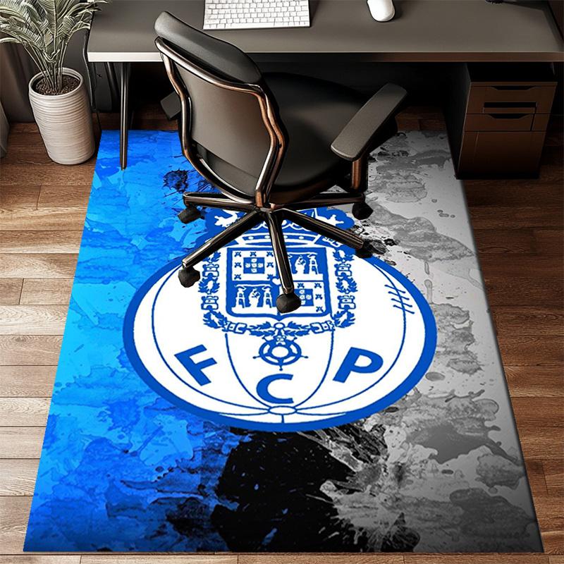 Fc Crest Design Printed Office Carpet Chair Cushion Entryway Rug, Rugs for Living Room, Bedroom Christmas gifts