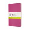 Moleskine Notebook Cahier Journal Set of Large Kinetic Pink CH018D17 3, Plain, Size,