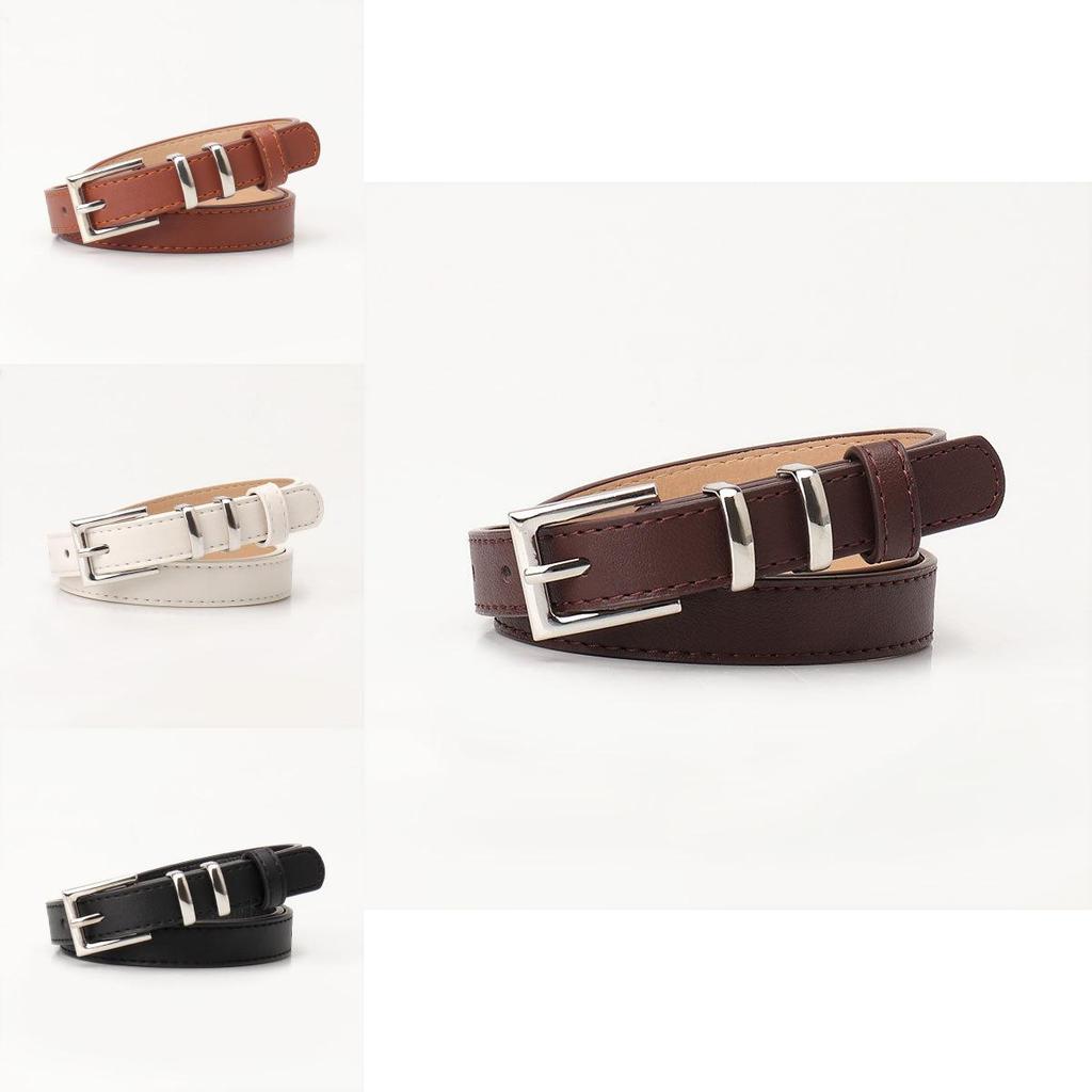 Fashion Womens Leather Belt With Pin Buckle For Casual And Office Wear