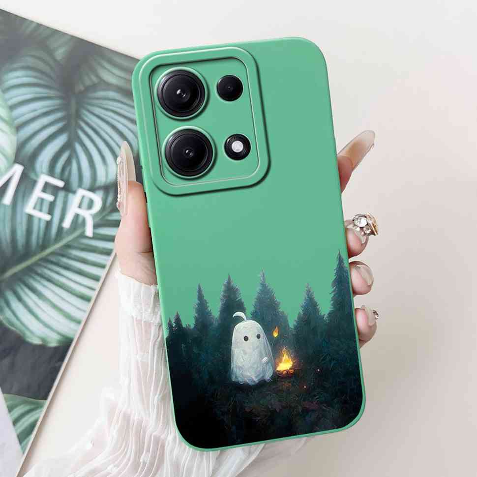 Simple Silicone Case For Redmi Note14s 4G Capa Lovely Panda Rabbit Shockproof Back Cover For Xiaomi Redmi Note 14S Phone Shell