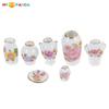 Ceramic 1: 12 Dollhouse Miniature Toy Porcelain Ornament Vase Pot Accessories Decor Doll House Miniatures Decor Accessories