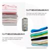 Foldable Cotton Linen Hanging Organizer For Closet 4-Layer Storage Bag Fabric Organizer Shelf Closet Organization