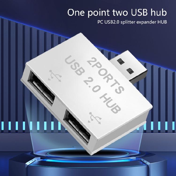 USB 2.0 A Male To 2 Female Y Splitter Adapter Hub USB2.0 Extension For Various USB Devices And Charger