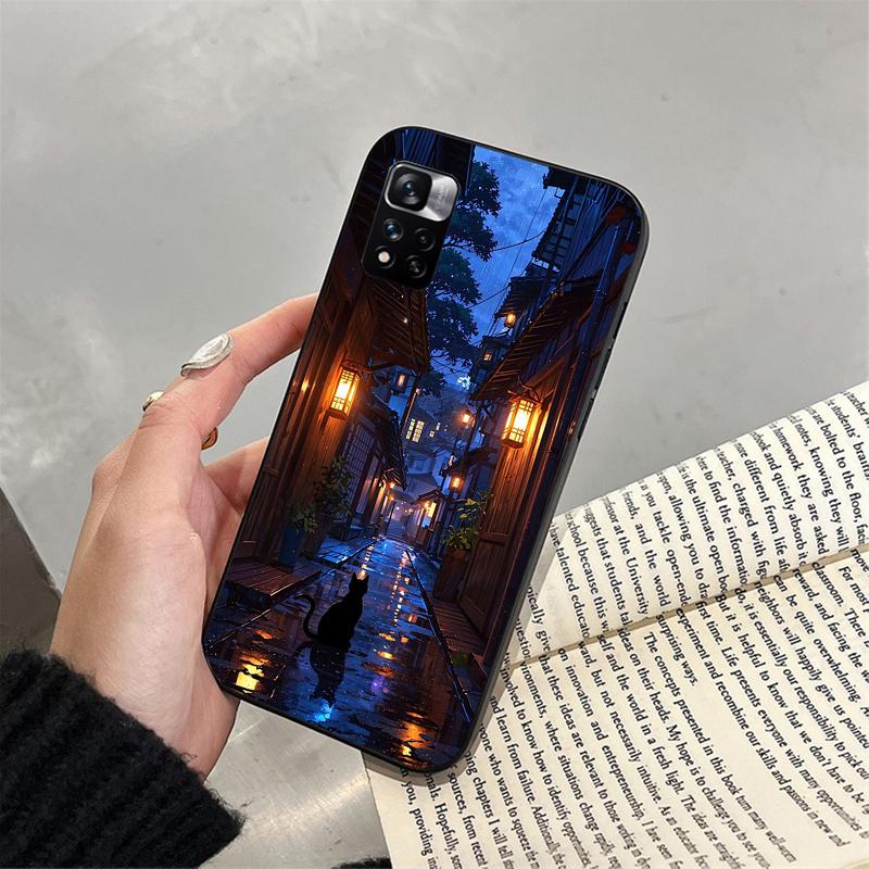 Lovely Cat Funda Phone Case For Xiaomi Redmi note 14 Pro 14 13 12 11 10 Pro 14S 12S 11S Redmi 14C 13C 10
