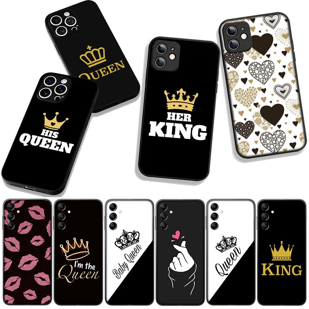 for Xiaomi Poco F7 F6 F8 Ultra F5 X7 X6 X5 X3 NFC M7 M6 Pro C85 C75 C65 C71 C61 Case Crown King Queen Princess Heart shaped