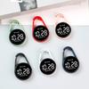Touch Control Digital Pocket Watch Keychain Clip For Students Accurate Time LED Display Electronic Clock Accessories