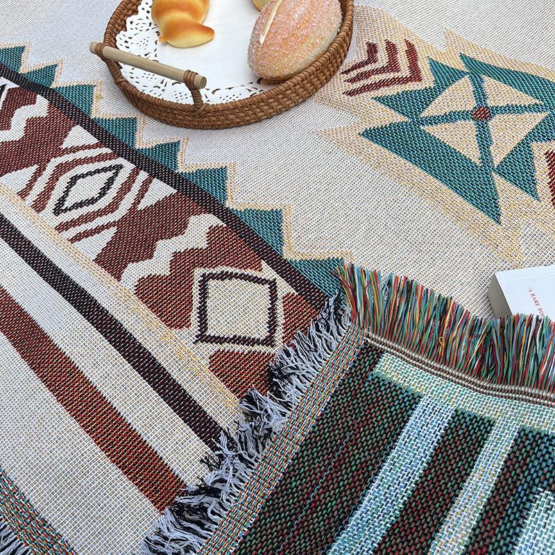 Böhmische Campingdecke, American Cross Border Outdoor Camping Gear, Rasenbodenmatte, Tischdecke, Zelt, feuchtigkeitsbeständige Picknickmatte